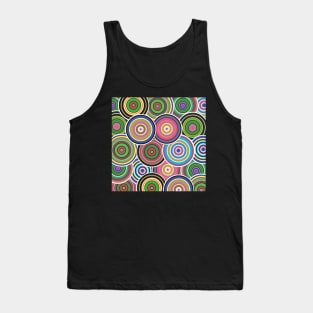 Color Circle Explosion Tank Top